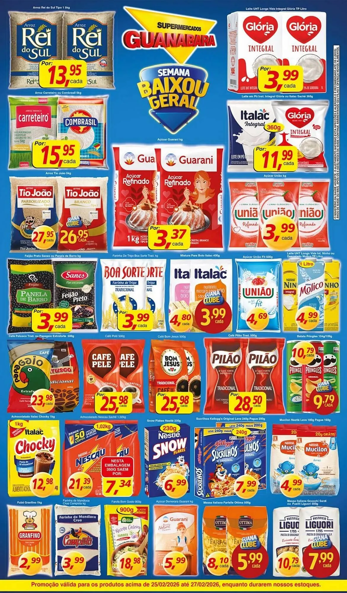 Encarte de Encarte Supermercados Guanabara 25 de fevereiro até 27 de fevereiro 2026 - Pagina 2