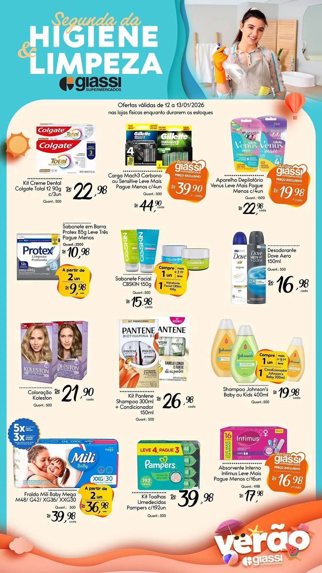 Encarte de Encarte Giassi Supermercados 12 de janeiro até 13 de janeiro 2026 - Pagina 2