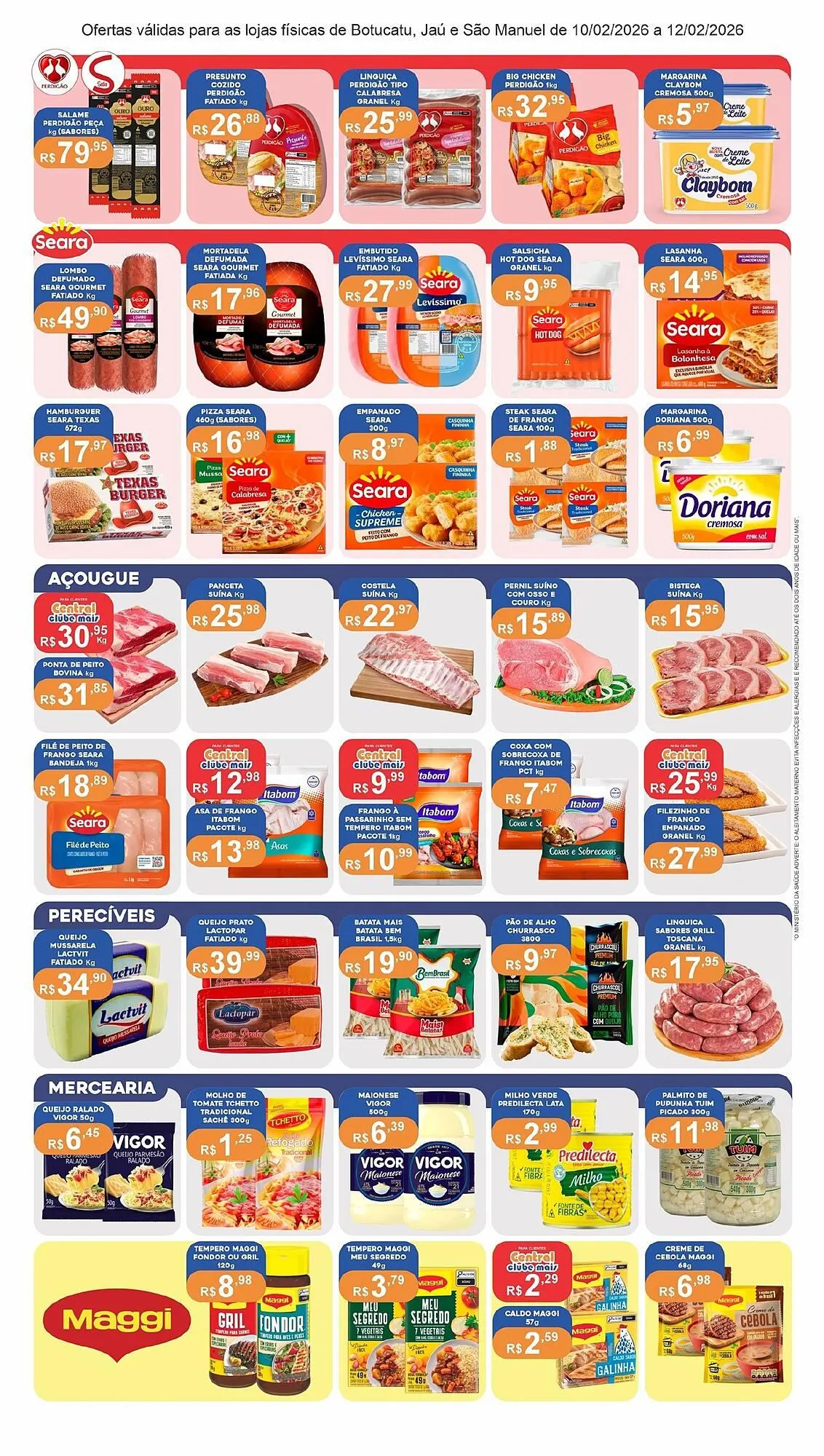 Encarte de Catálogo Central Supermercados 10 de fevereiro até 12 de fevereiro 2026 - Pagina 2