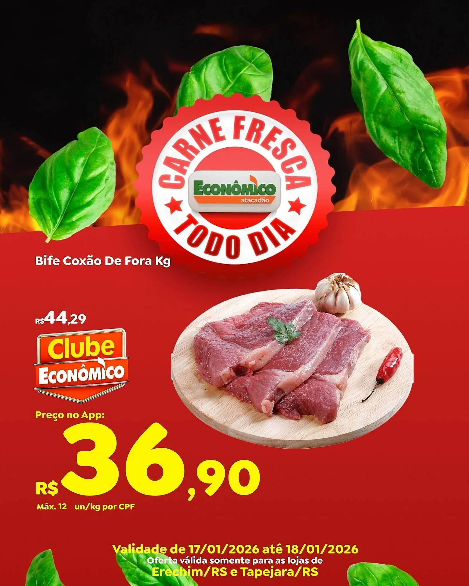 Encarte de Catálogo Econômico Atacadão 17 de janeiro até 18 de janeiro 2026 - Pagina 1