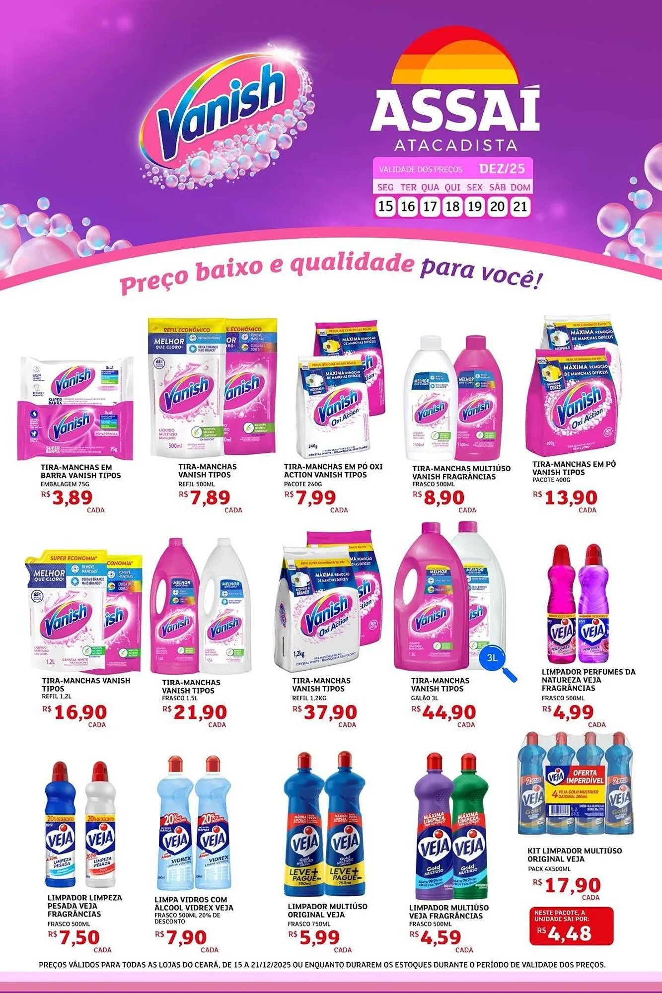 Encarte de Encarte Assaí Atacadista 15 de dezembro até 21 de dezembro 2025 - Pagina 1