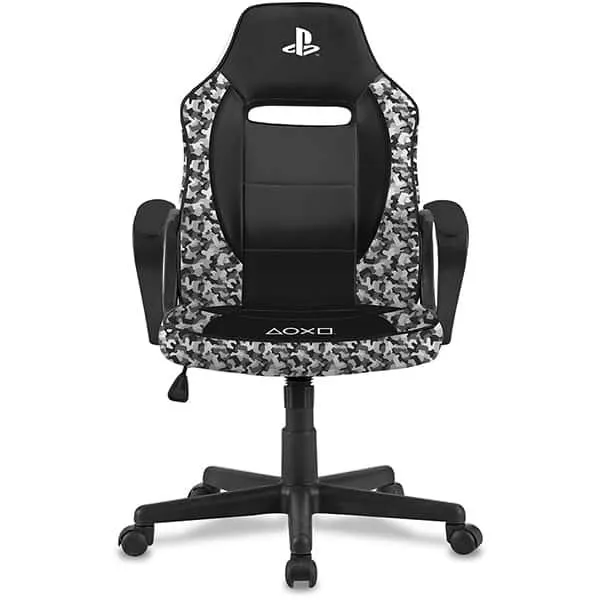 Cadeira Gamer PlayStation, com encosto reclinável e ajuste de altura, Camuflada, PCF, XL-3319, Playstation - CX 1 UN