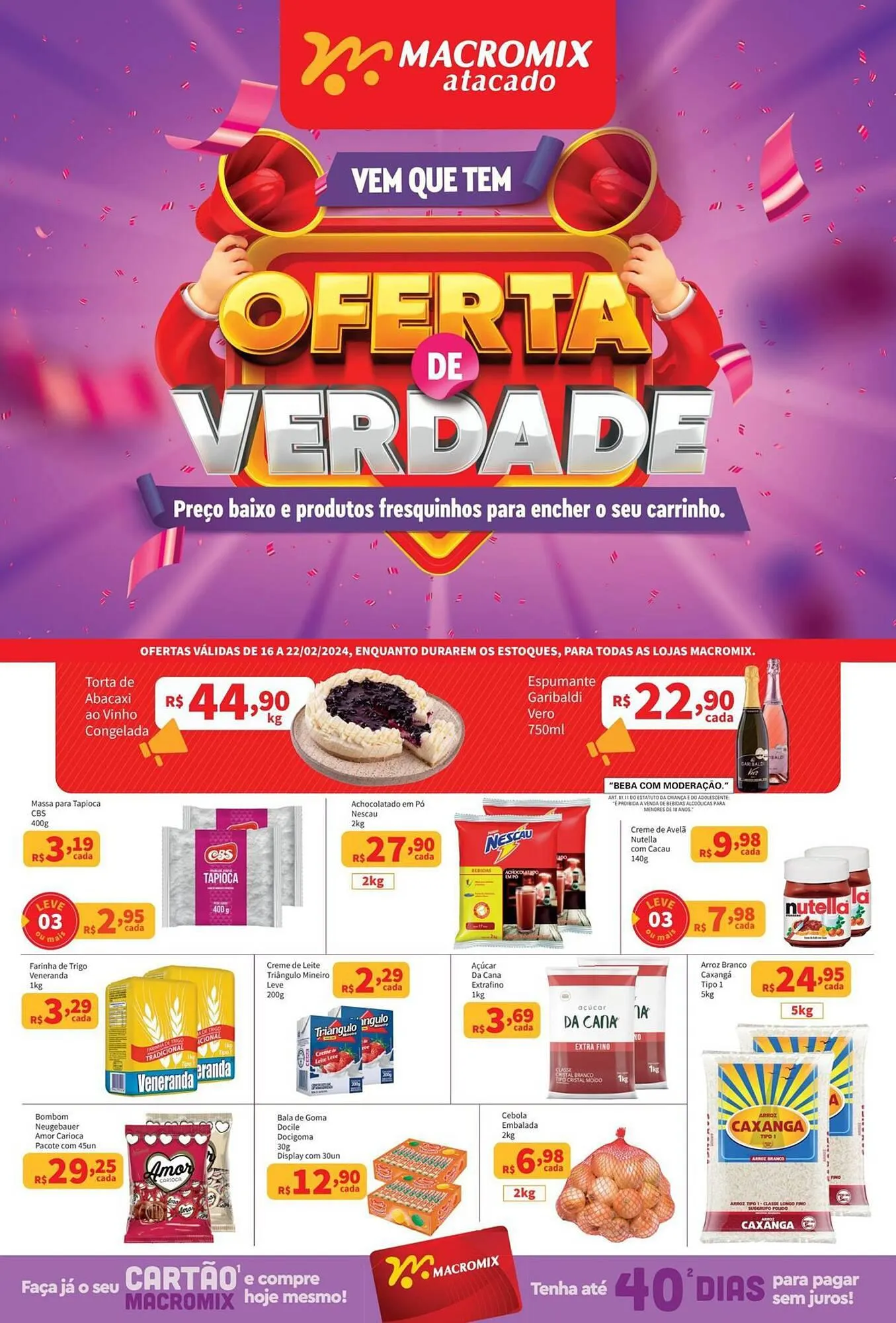 Encarte de Catálogo Macromix Atacado 16 de fevereiro até 22 de fevereiro 2024 - Pagina 1