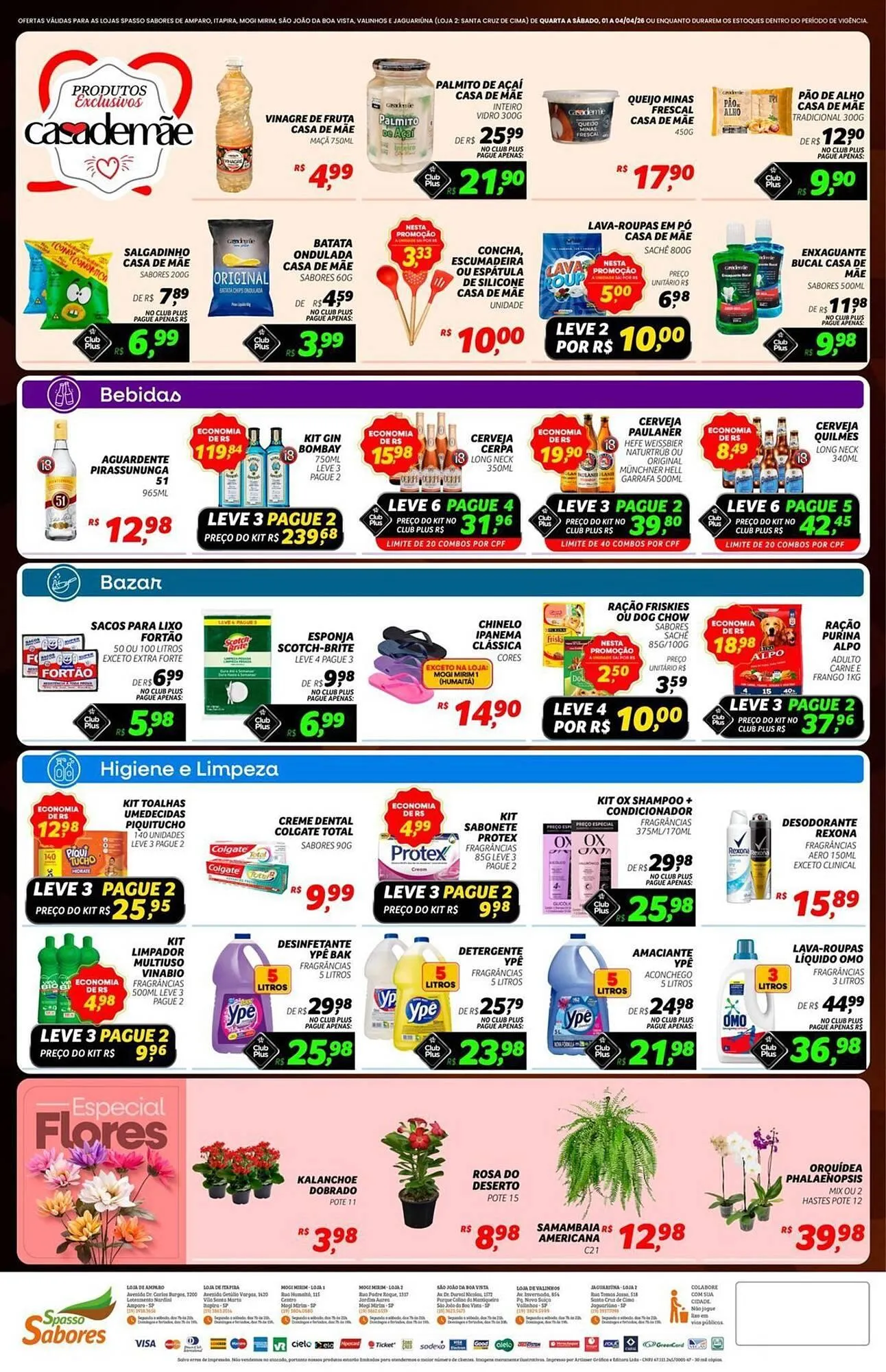 Encarte de Folheto Spasso Sabores 31 de março até 3 de abril 2026 - Pagina 2