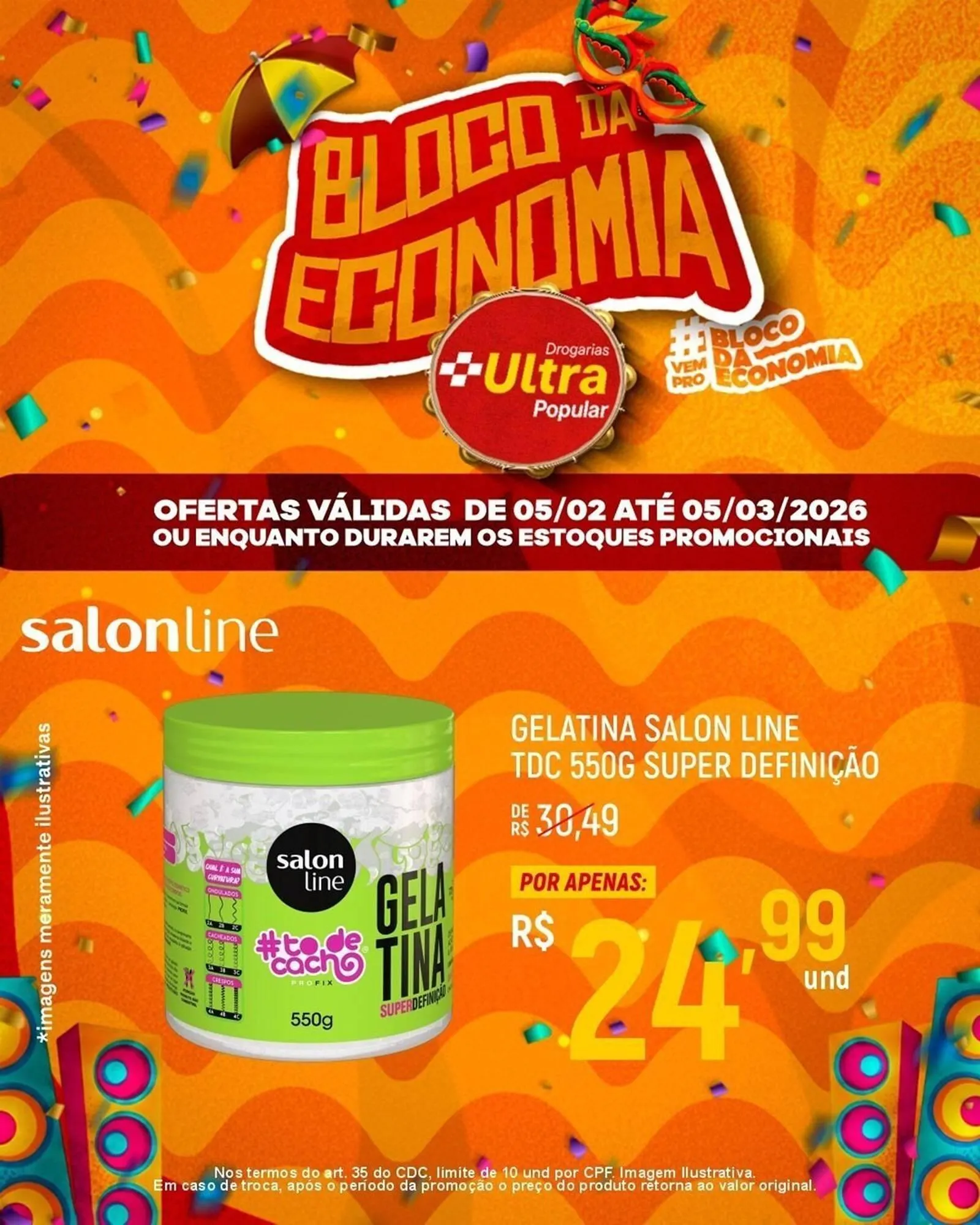 Encarte de Catálogo Drogarias Ultra Popular 5 de fevereiro até 5 de março 2026 - Pagina 7