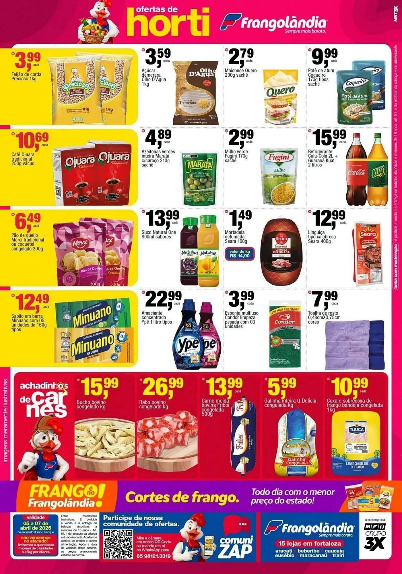Encarte de Encarte Frangolândia 5 de abril até 7 de abril 2026 - Pagina 2