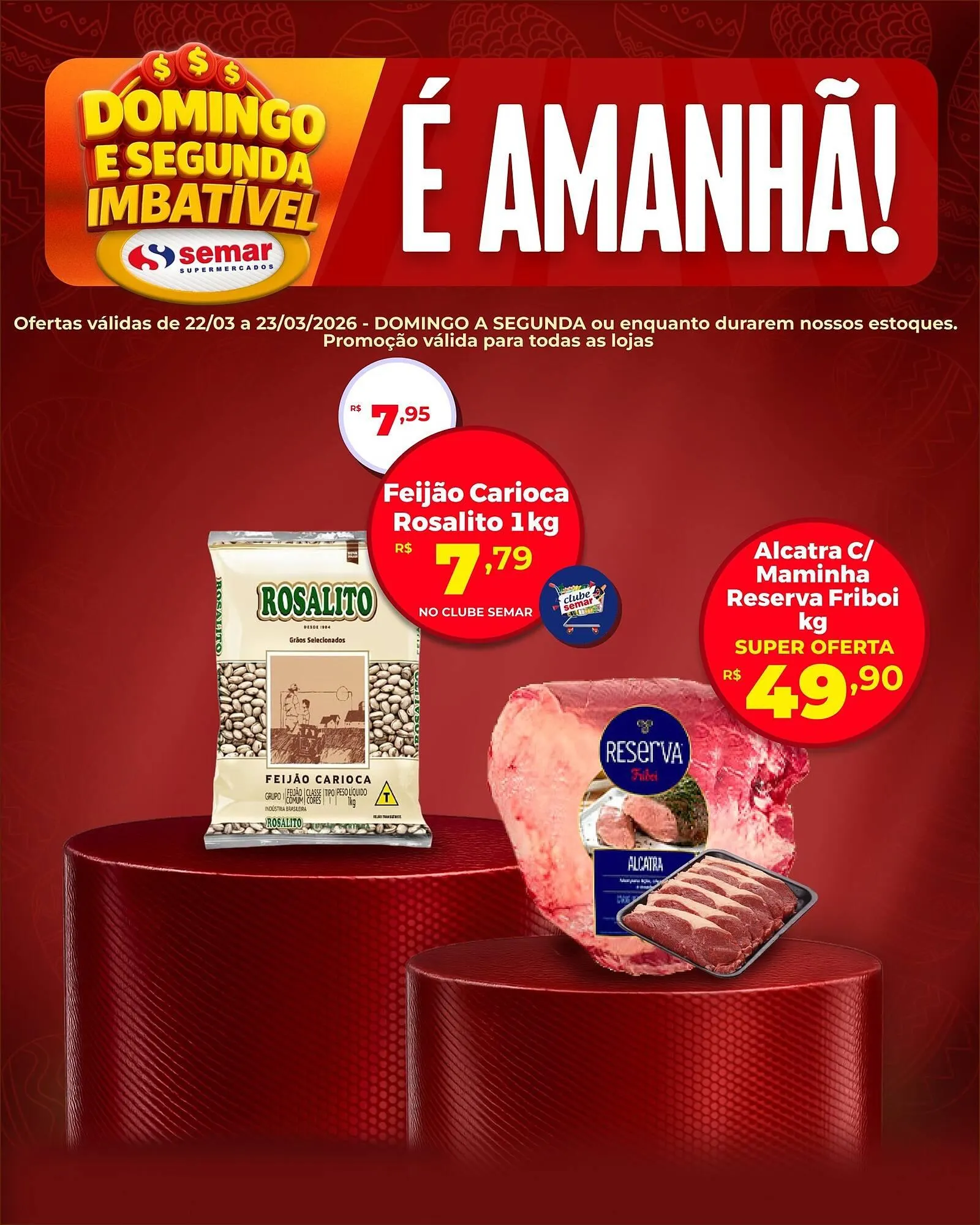 Encarte de Folheto Semar Supermercado 22 de março até 23 de março 2026 - Pagina 3