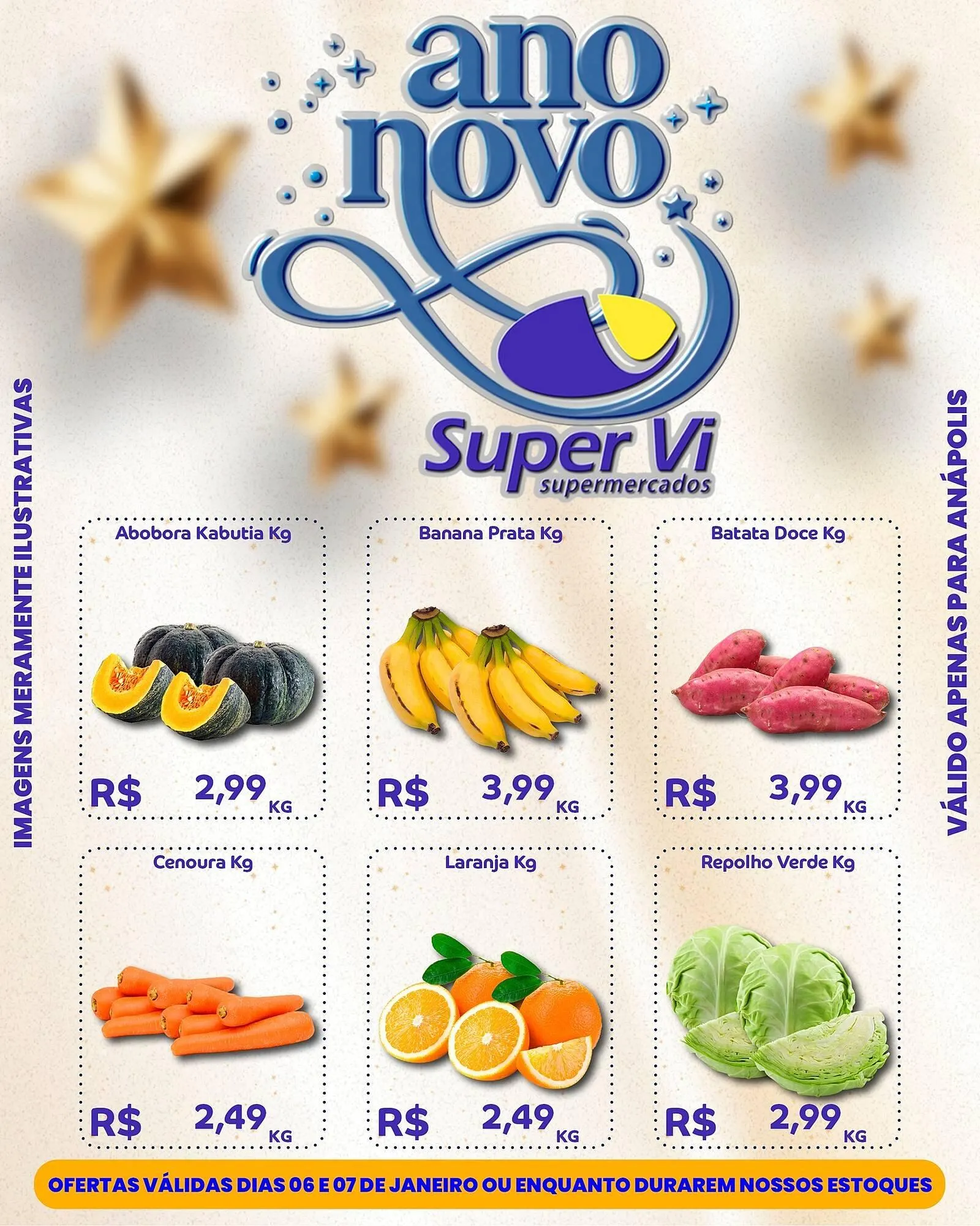 Encarte de Catálogo Super Vi Supermercados 6 de janeiro até 7 de janeiro 2026 - Pagina 1