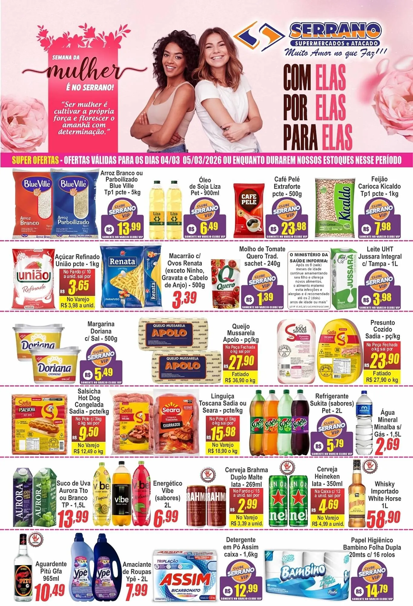 Encarte de Catálogo Serrano Supermercado 3 de março até 10 de março 2026 - Pagina 1
