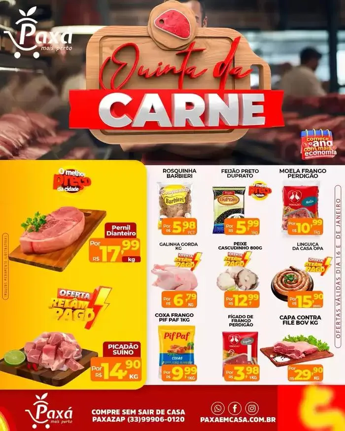 Encarte de Encarte Paxá Supermercados 17 de janeiro até 17 de janeiro 2025 - Pagina 2