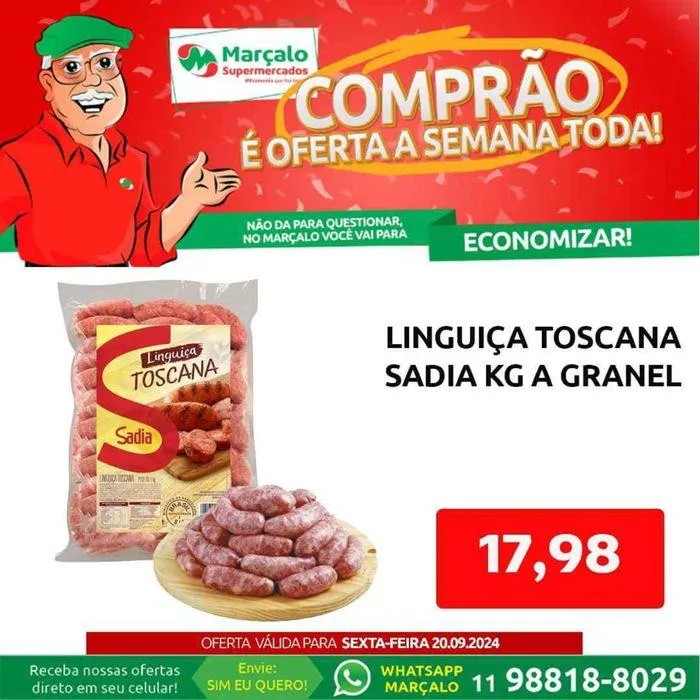 Encarte de Oferta Supermercados Marçalo 20 de setembro até 20 de setembro 2024 - Pagina 1