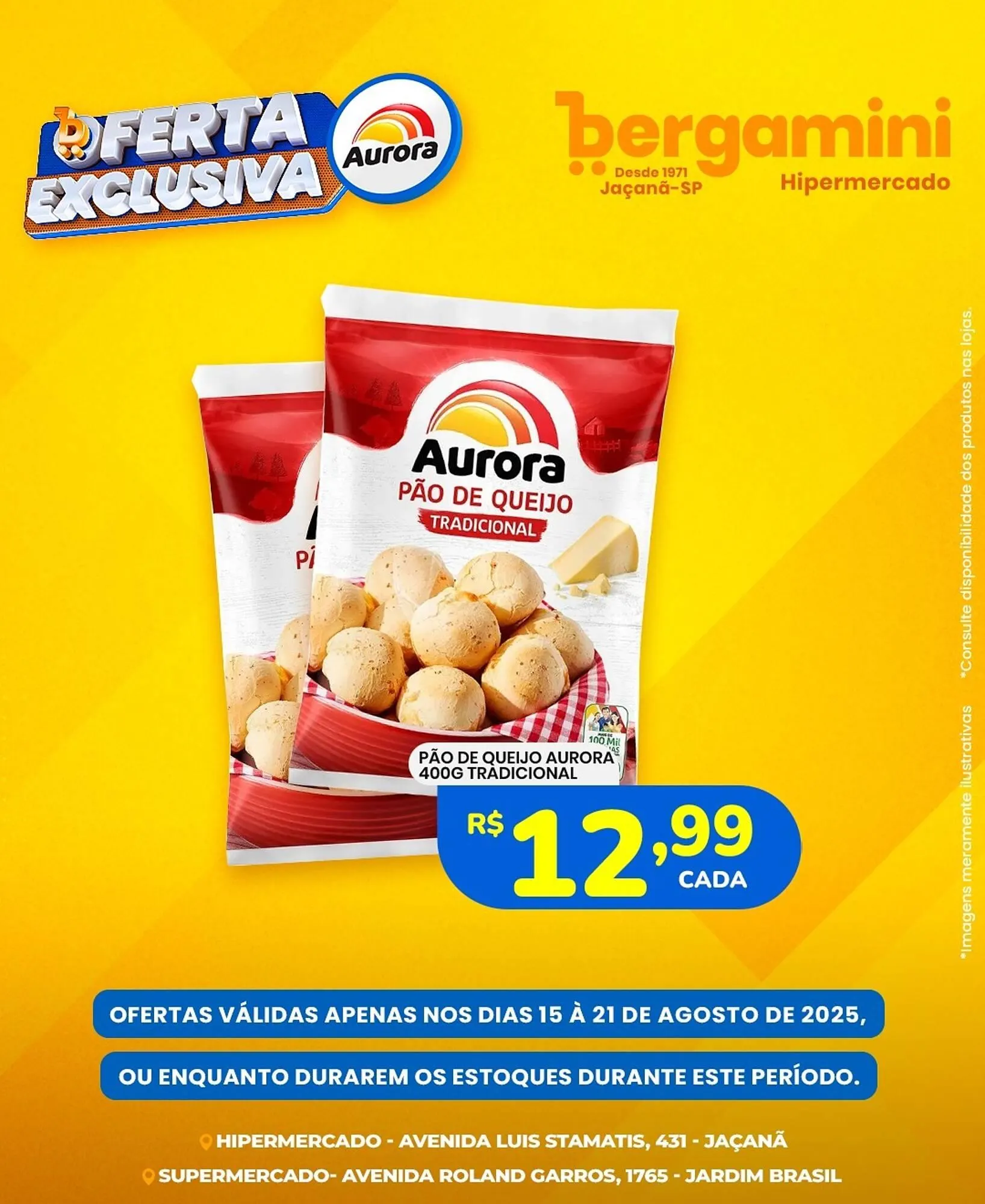 Encarte de Catálogo Supermercado Bergamini 15 de agosto até 21 de agosto 2025 - Pagina 3