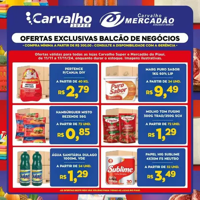 Encarte de Encarte Carvalho Supermercado 11 de novembro até 17 de novembro 2024 - Pagina 7