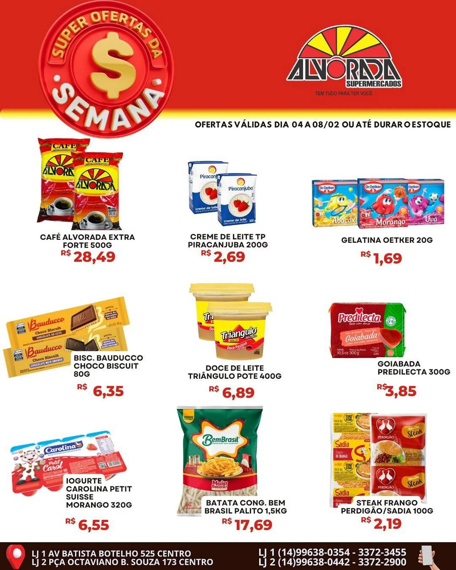 Encarte de Catálogo Alvorada Supermercados 3 de fevereiro até 8 de fevereiro 2026 - Pagina 2