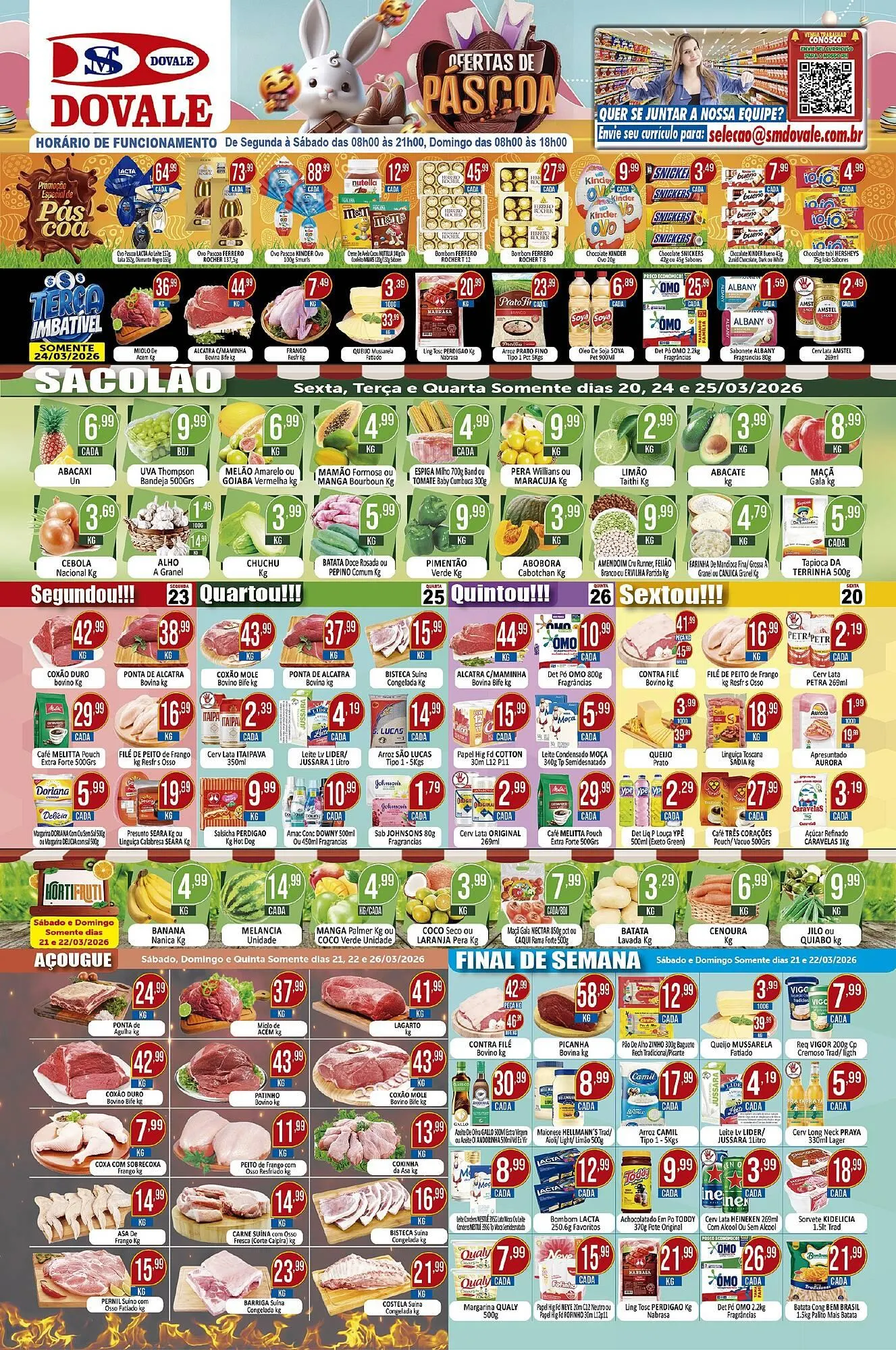Encarte de Folheto Dovale 23 de março até 26 de março 2026 - Pagina 1