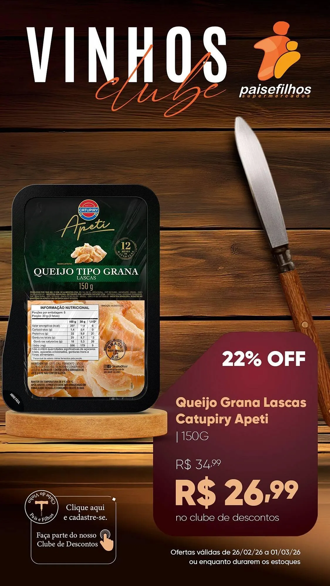 Encarte de Catálogo Pais e Filhos Supermercados 26 de fevereiro até 1 de março 2026 - Pagina 10