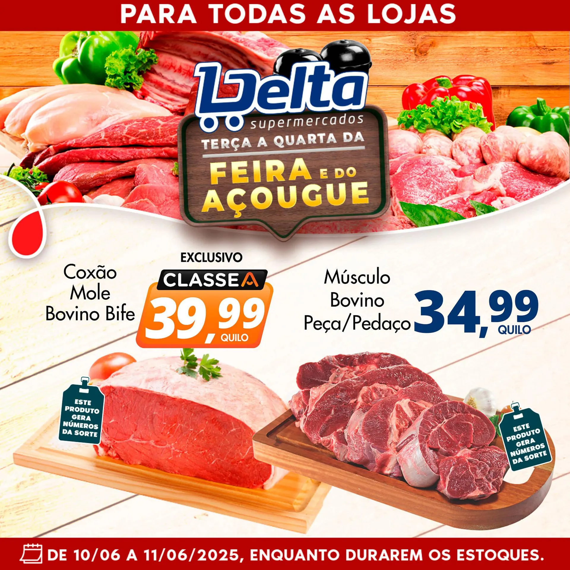 Encarte de Catálogo Delta Supermercados 10 de junho até 11 de junho 2025 - Pagina 1