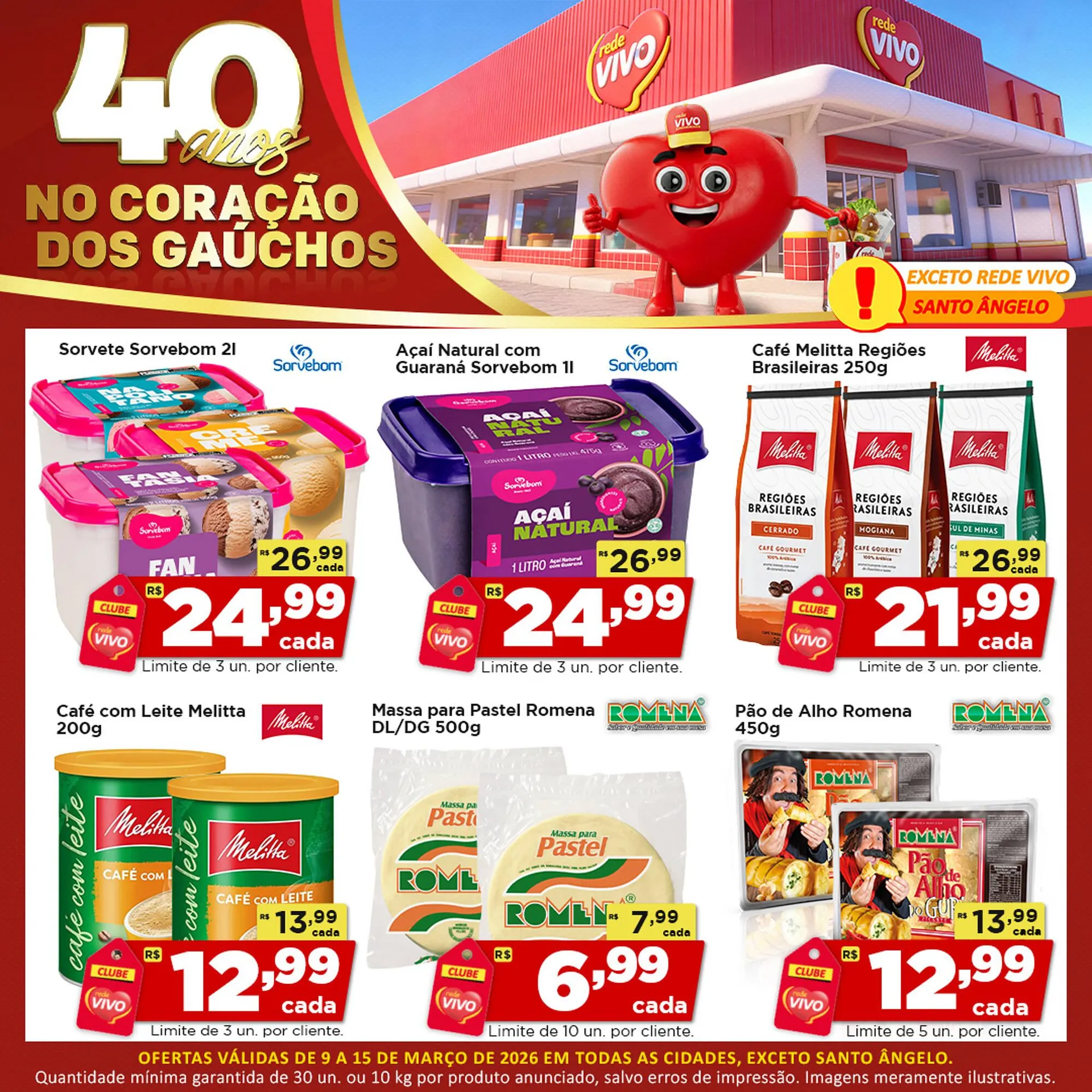 Encarte de Encarte Rede Vivo 9 de março até 15 de março 2026 - Pagina 1