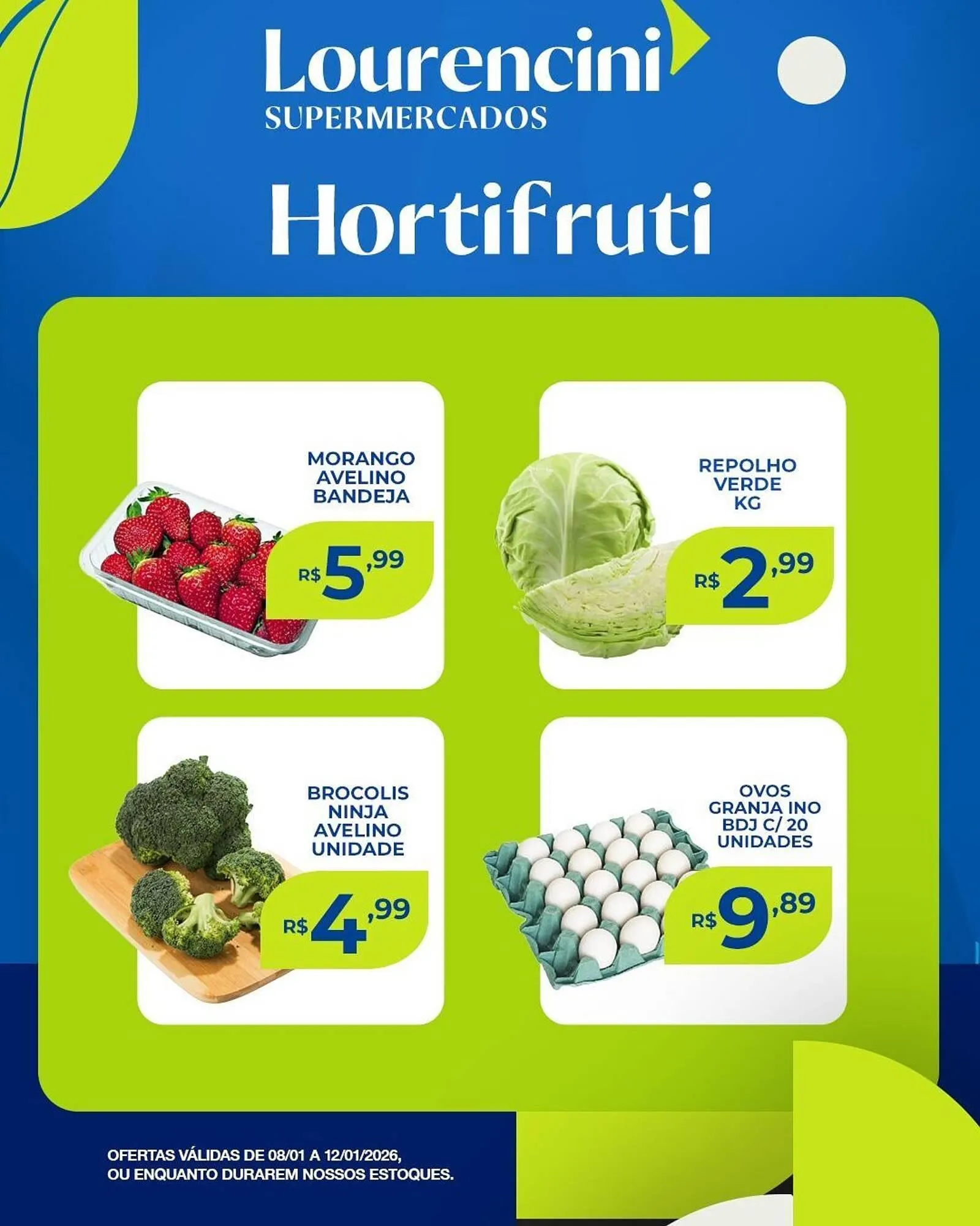 Encarte de Catálogo Lourencini Supermercados 9 de janeiro até 12 de janeiro 2026 - Pagina 4