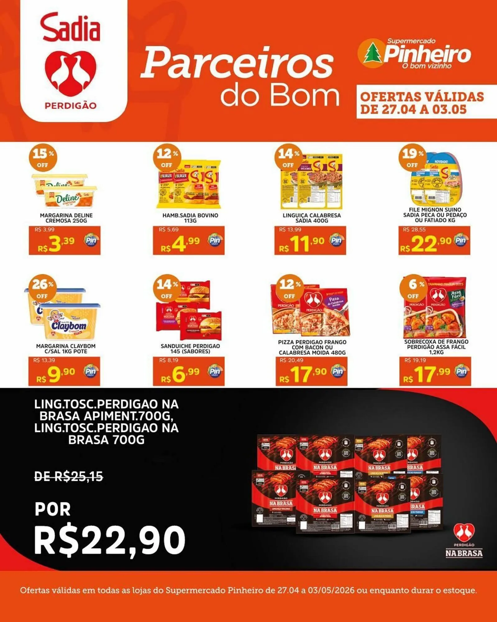 Encarte de Encarte Pinheiro Supermercado 27 de abril até 3 de maio 2026 - Pagina 2