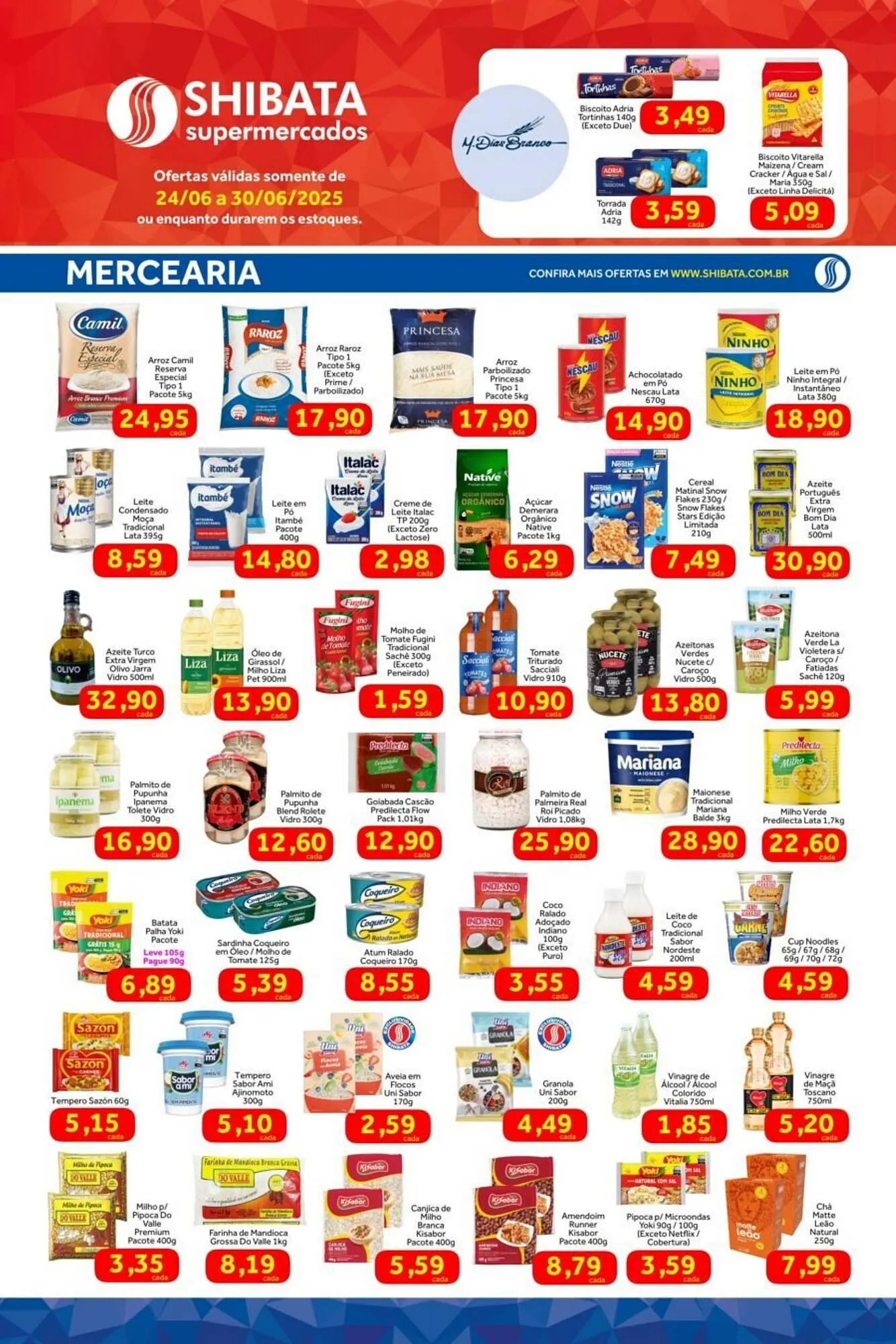 Encarte de Catálogo Shibata Supermercados 24 de junho até 30 de junho 2025 - Pagina 2