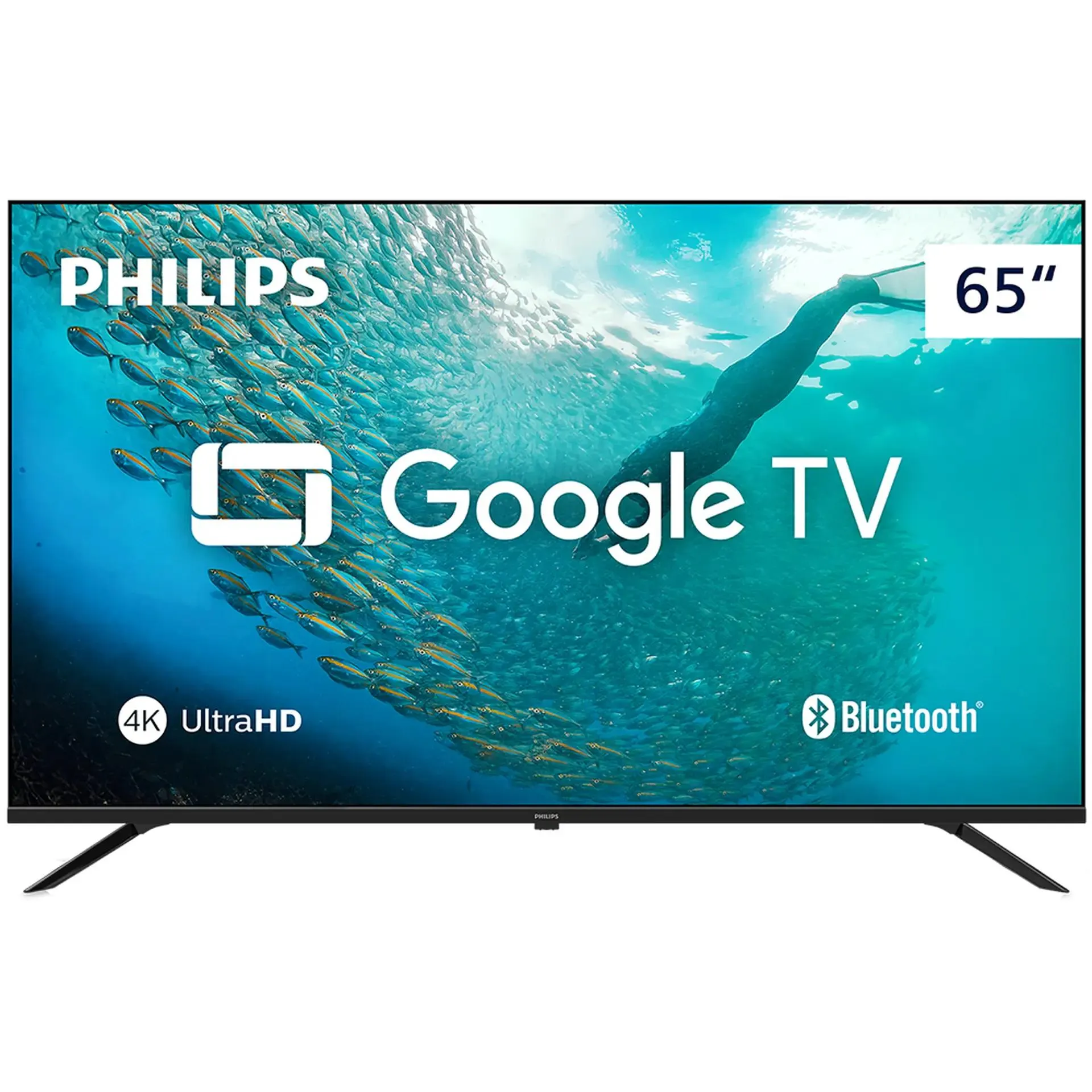 Smart Tv Philips LED 65" 4K Wi-Fi Google TV Design Bordas Ultrafinas
