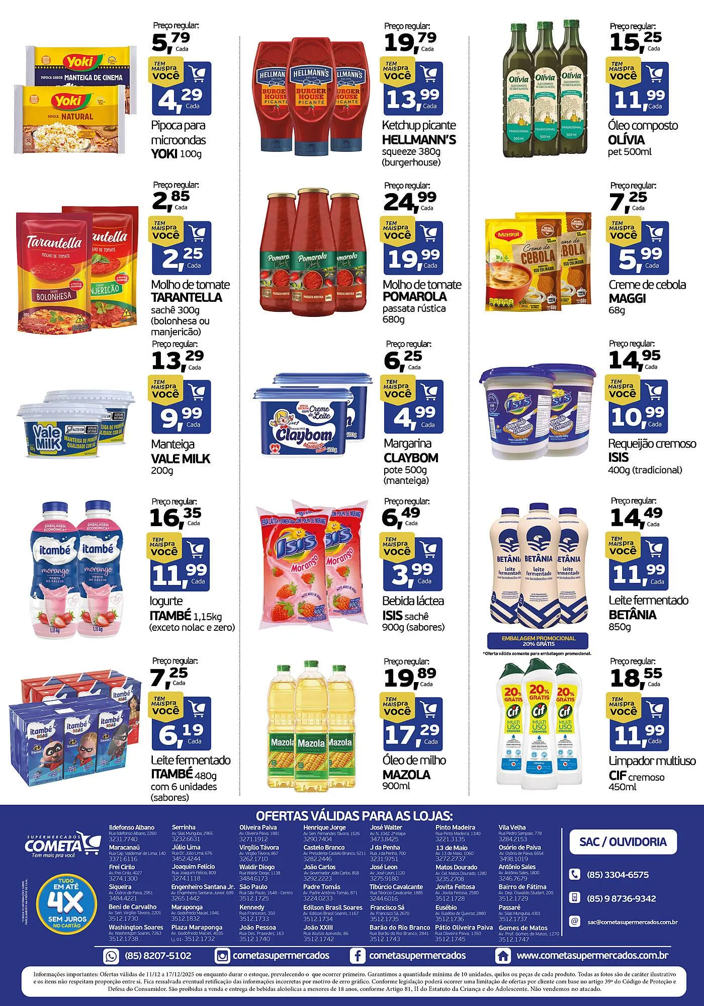 Encarte de Encarte Cometa Supermercados 11 de dezembro até 17 de dezembro 2025 - Pagina 2