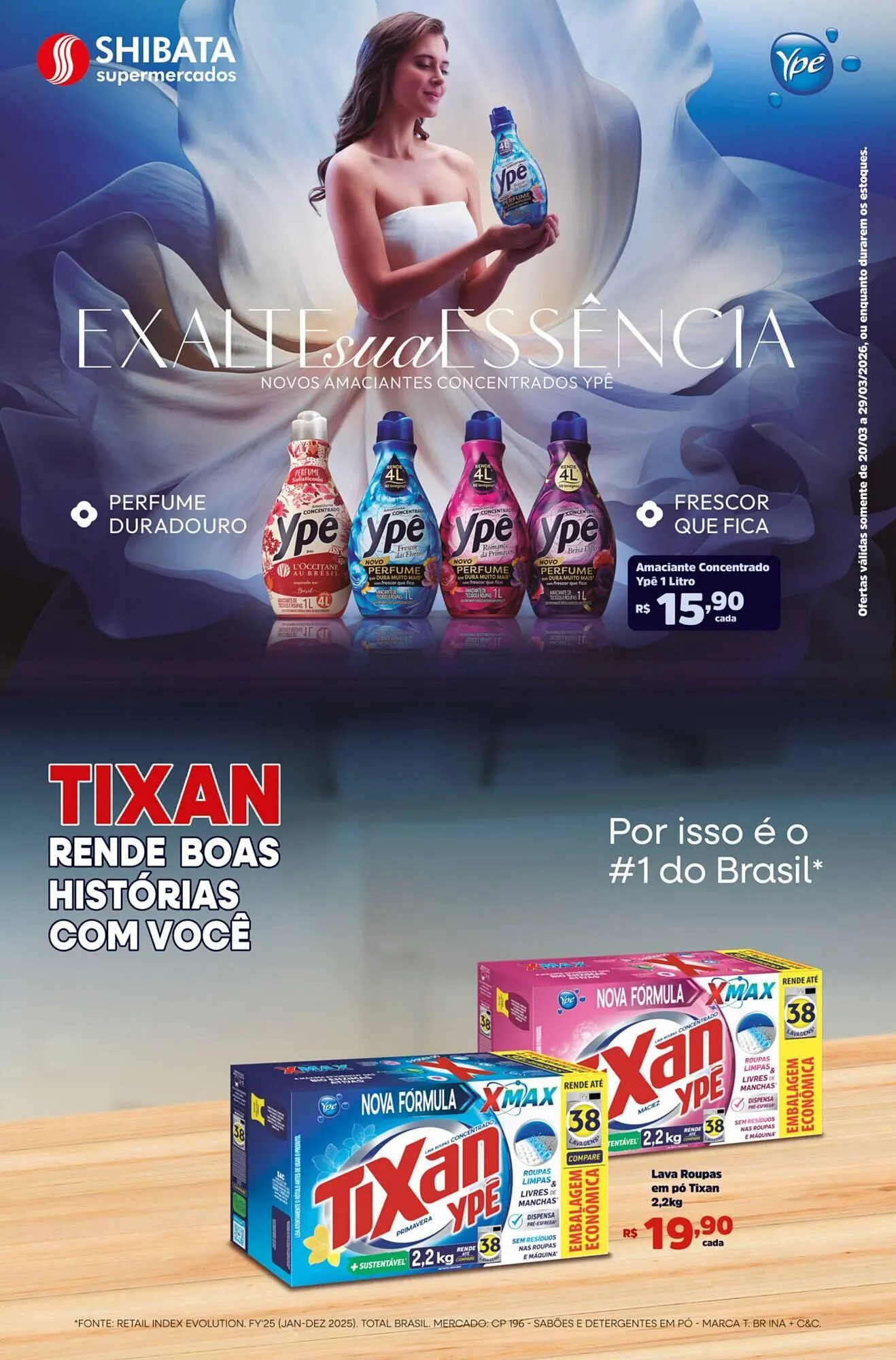 Encarte de Folheto Shibata Supermercados 20 de março até 29 de março 2026 - Pagina 1