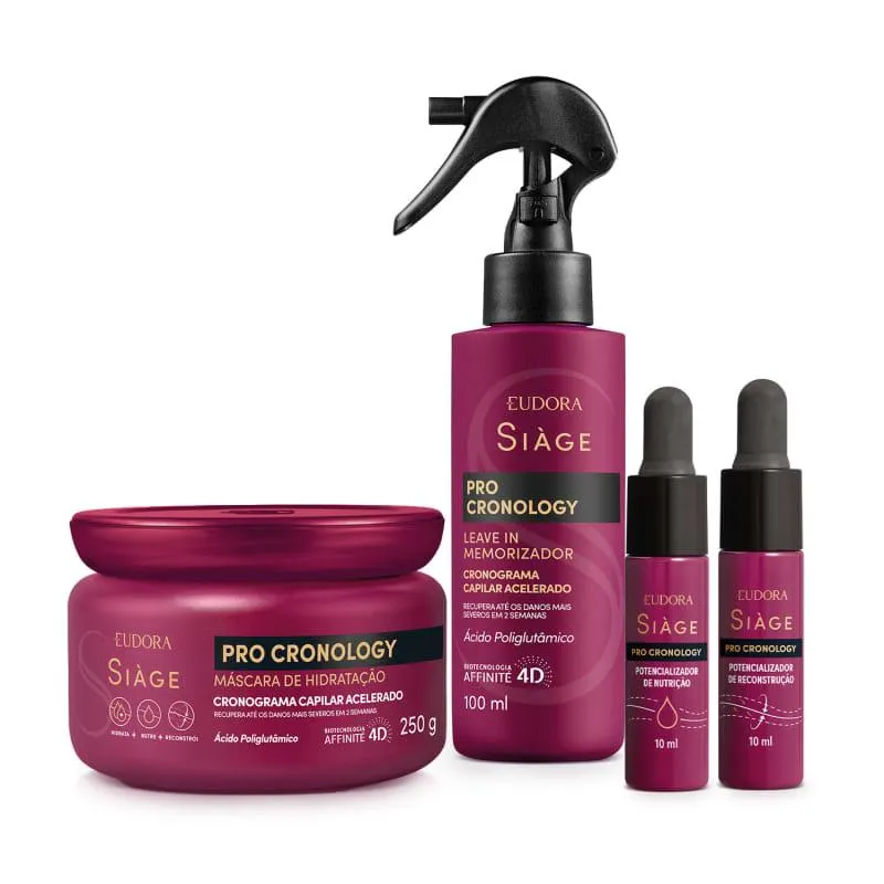 Combo Siàge Pro Cronology Nutrição (4 itens)