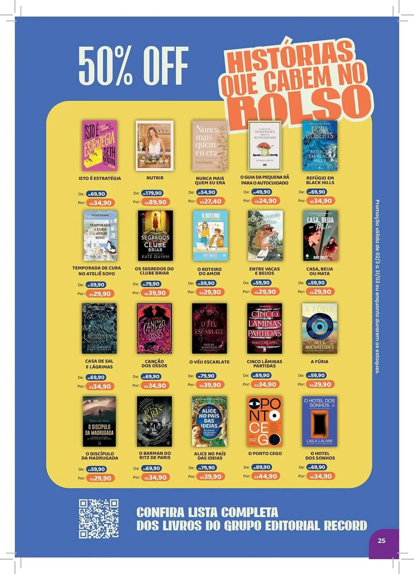 Encarte de Catálogo Livraria Leitura 2 de março até 31 de março 2026 - Pagina 25