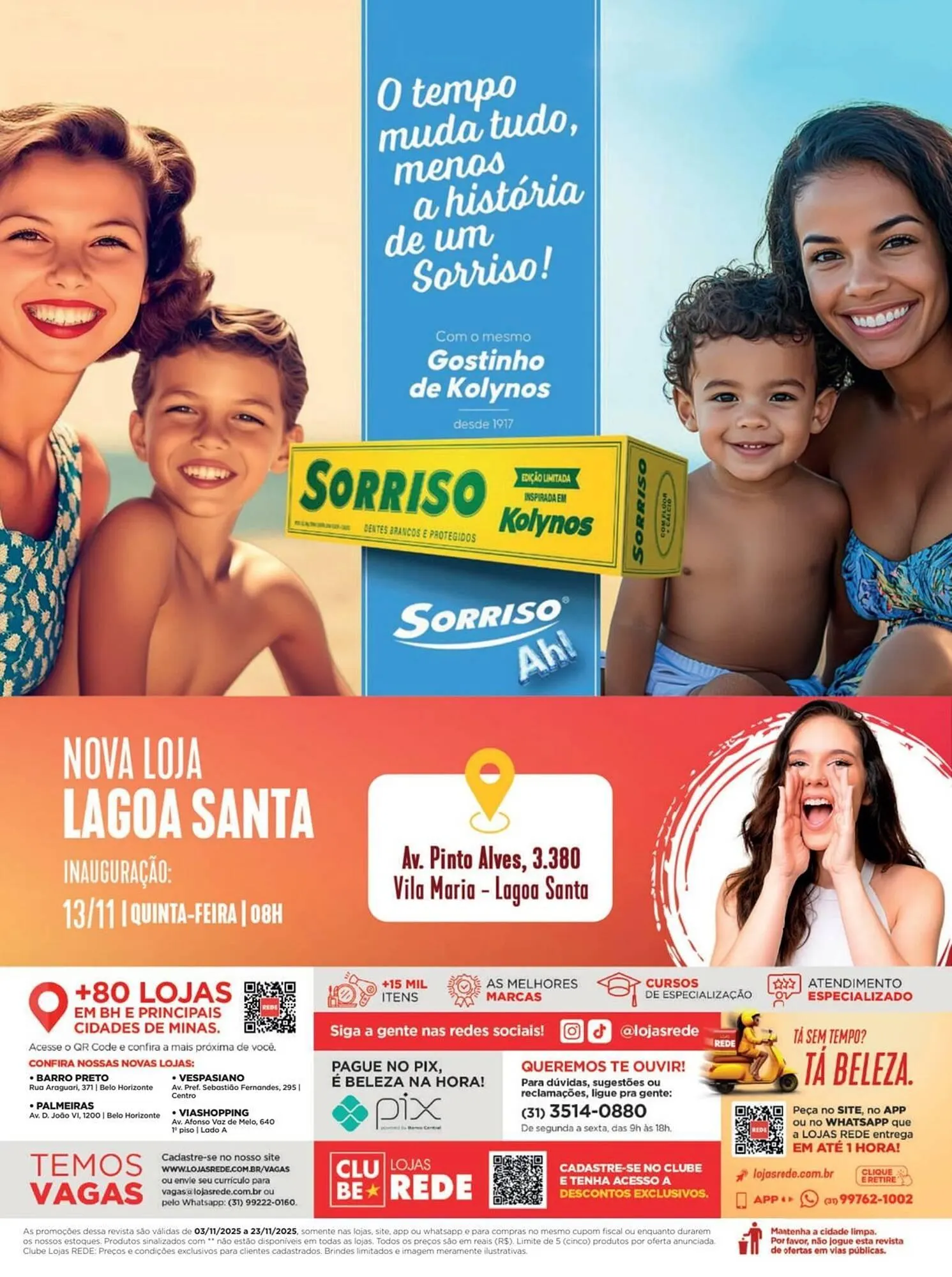 Encarte de Folheto Lojas Rede 1 de novembro até 30 de novembro 2025 - Pagina 48
