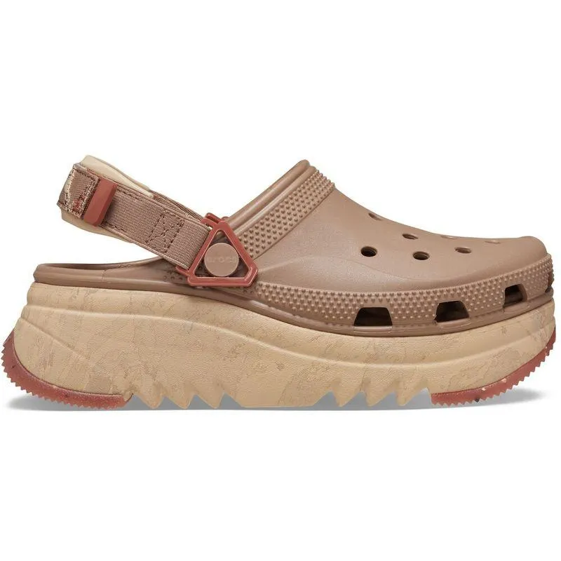Sandália Crocs Hiker X-Scape Marbled Clog LATTE