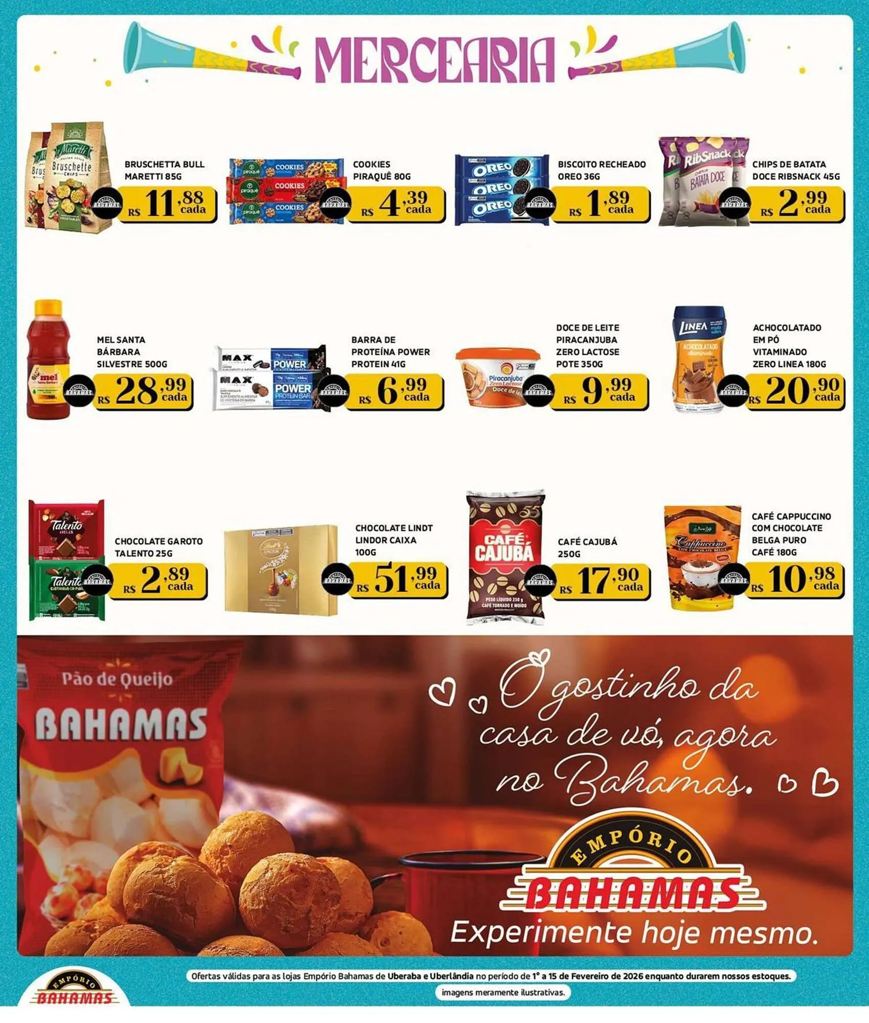 Encarte de Catálogo Empório Bahamas 1 de fevereiro até 15 de fevereiro 2026 - Pagina 6