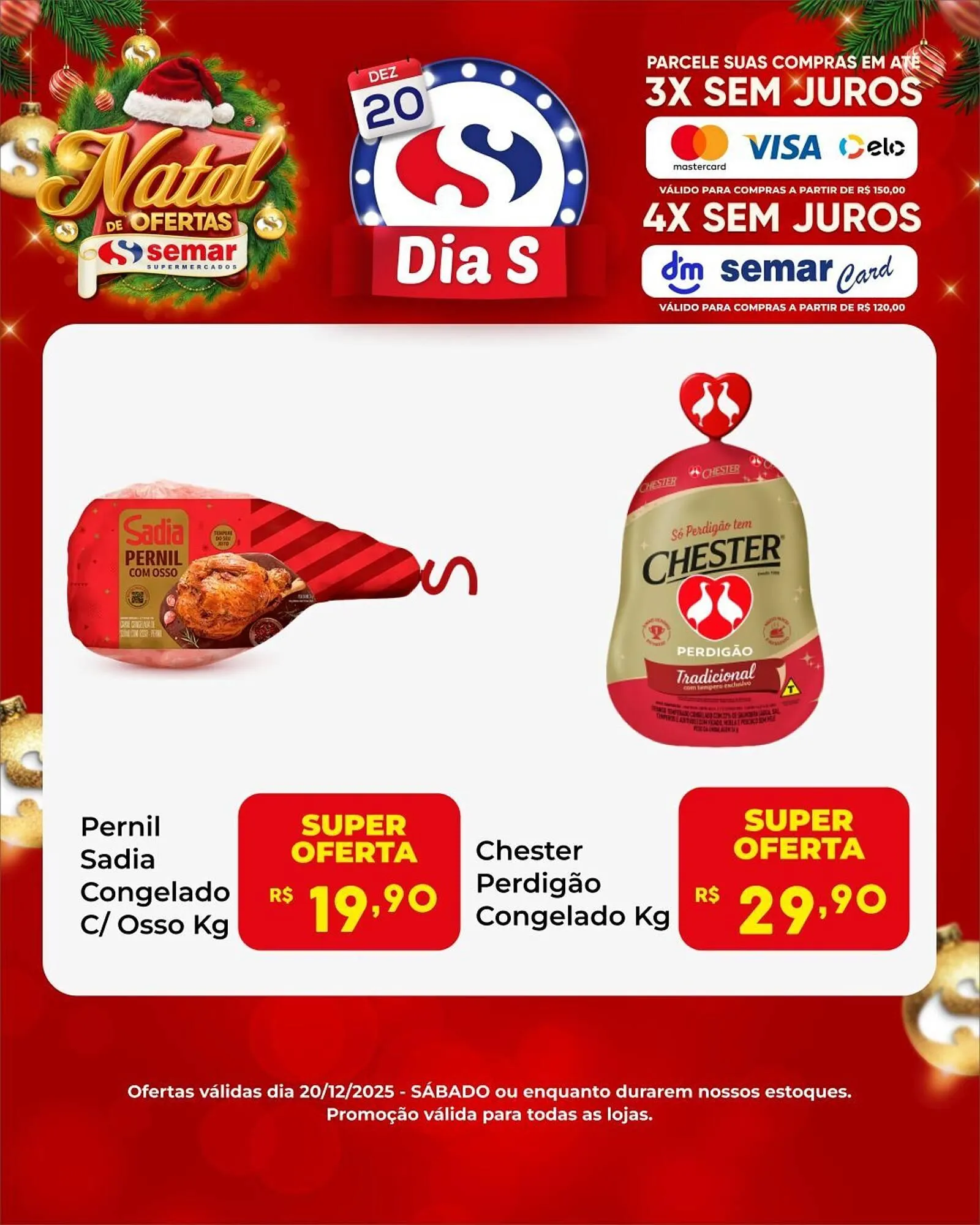 Encarte de Folheto Semar Supermercado 19 de dezembro até 20 de dezembro 2025 - Pagina 2
