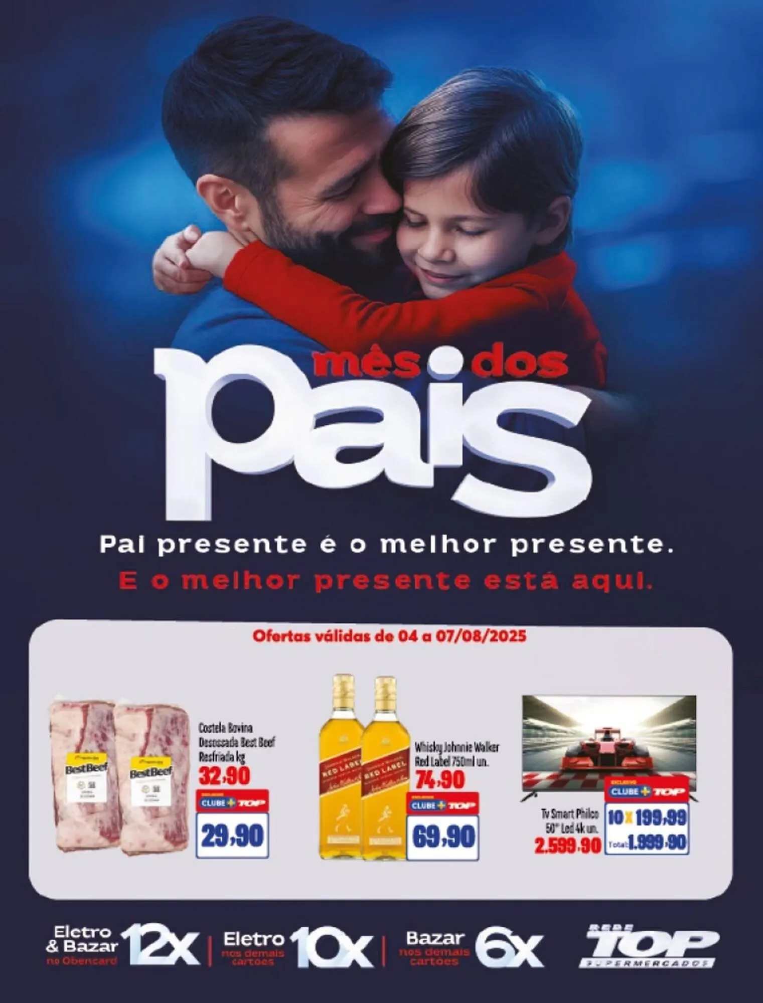 Encarte de Catálogo Rede Top 5 de agosto até 7 de agosto 2025 - Pagina 1