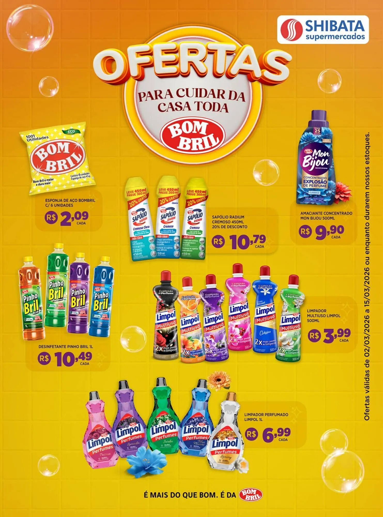 Encarte de Folheto Shibata Supermercados 3 de março até 15 de março 2026 - Pagina 1
