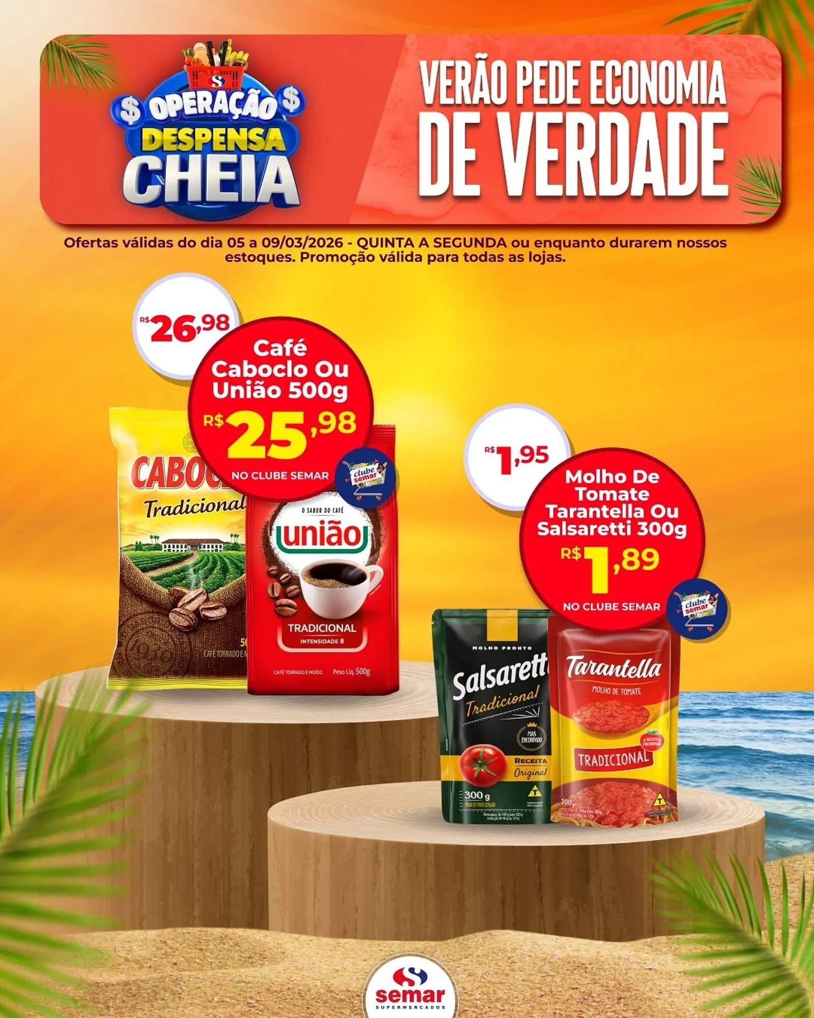 Encarte de Folheto Semar Supermercado 7 de março até 9 de março 2026 - Pagina 2