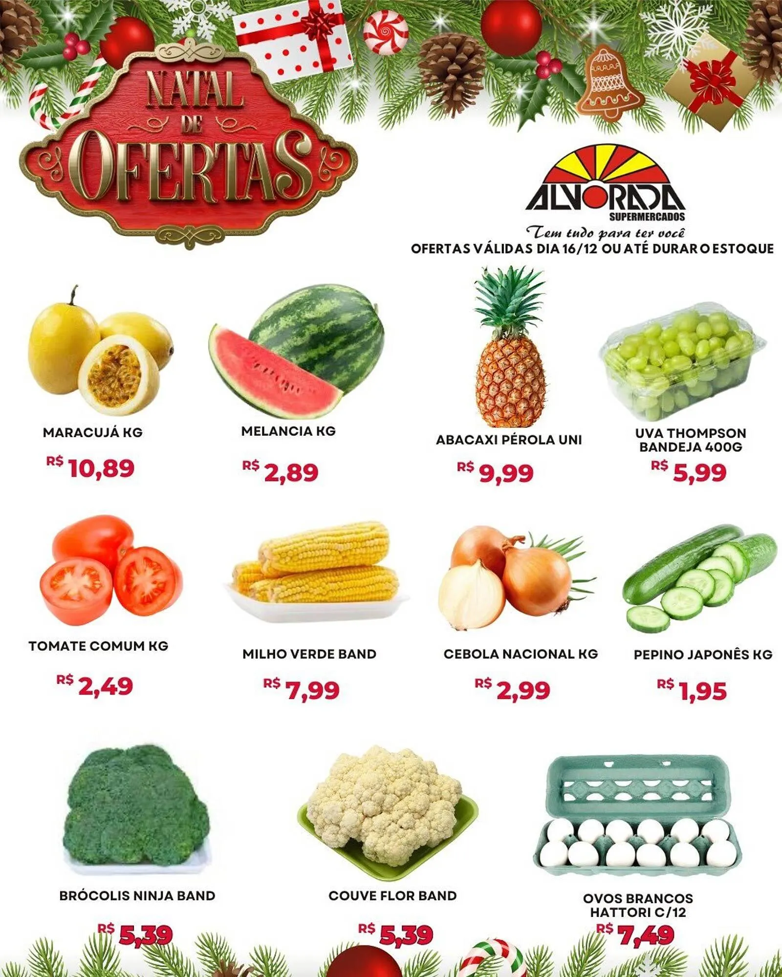 Encarte de Catálogo Alvorada Supermercados 16 de dezembro até 16 de dezembro 2025 - Pagina 1
