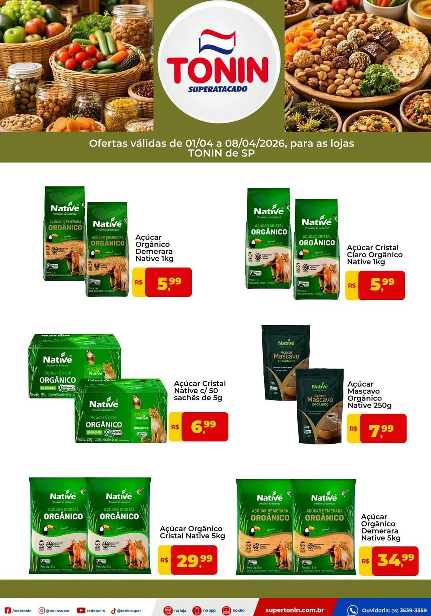 Encarte de Catálogo Tonin Superatacado 1 de abril até 8 de abril 2026 - Pagina 1