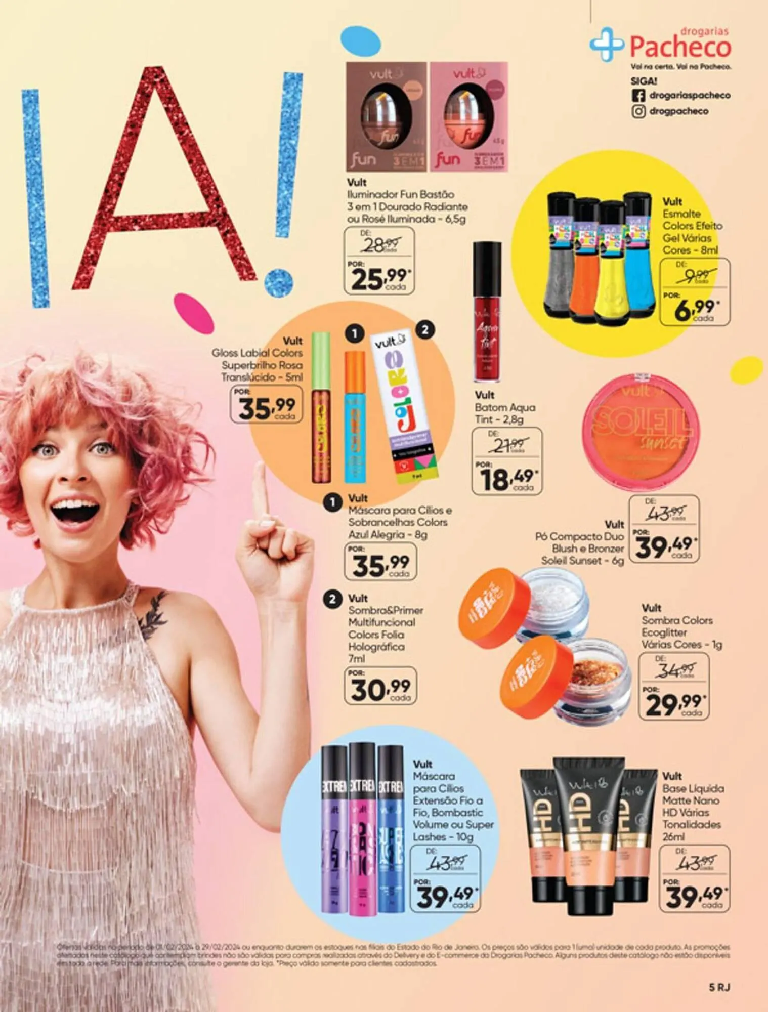 Encarte de Catálogo Drogarias Pacheco 1 de fevereiro até 29 de fevereiro 2024 - Pagina 5