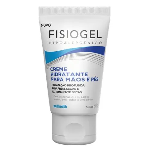 Creme Mãos e Pés Hidratante Fisiogel Bisnaga 50g