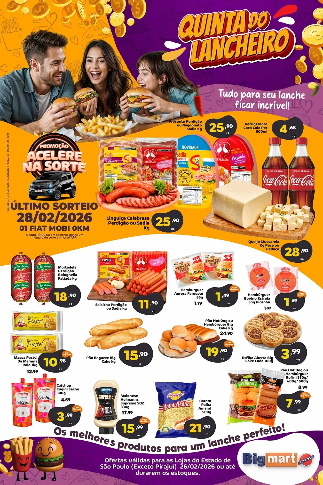 Encarte de Catálogo Bigmart 26 de fevereiro até 26 de fevereiro 2026 - Pagina 1