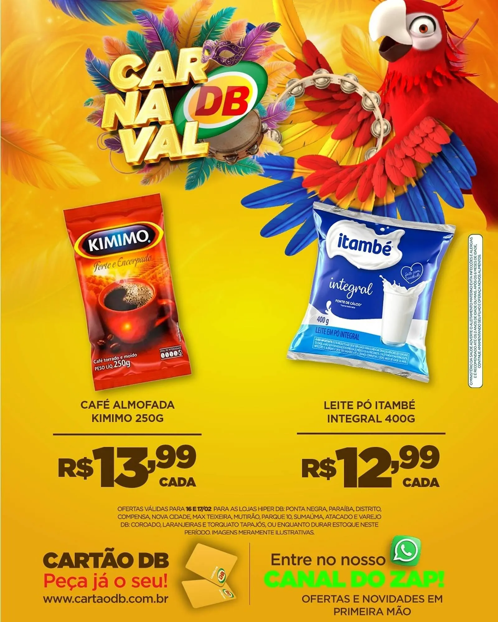 Encarte de Catálogo DB Supermercados 16 de fevereiro até 17 de fevereiro 2026 - Pagina 2