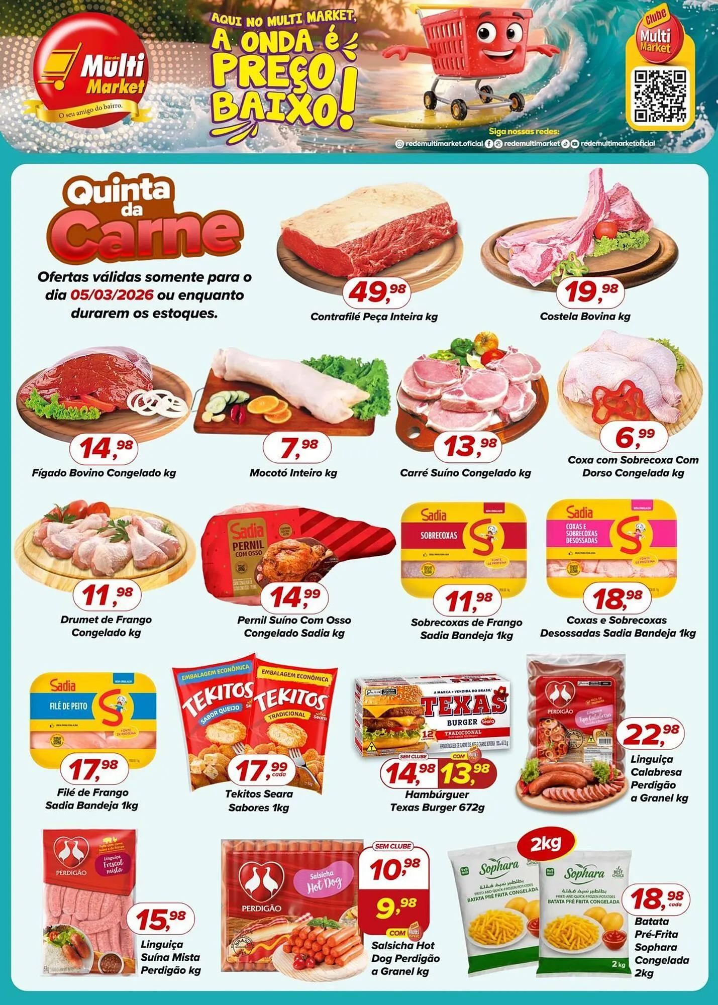 Encarte de Encarte Rede Multi Market 5 de março até 5 de março 2026 - Pagina 1