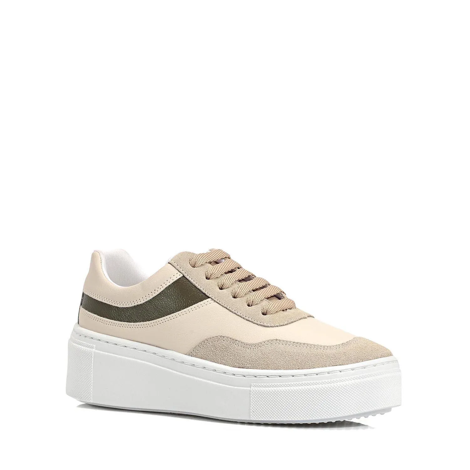 Tênis Alt Off White/Verde/Camurça Bege Off White