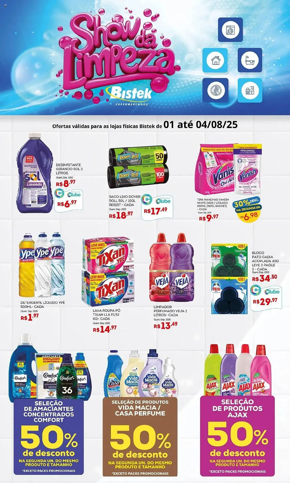 Encarte de Catálogo Bistek Supermercados 1 de agosto até 4 de agosto 2025 - Pagina 2