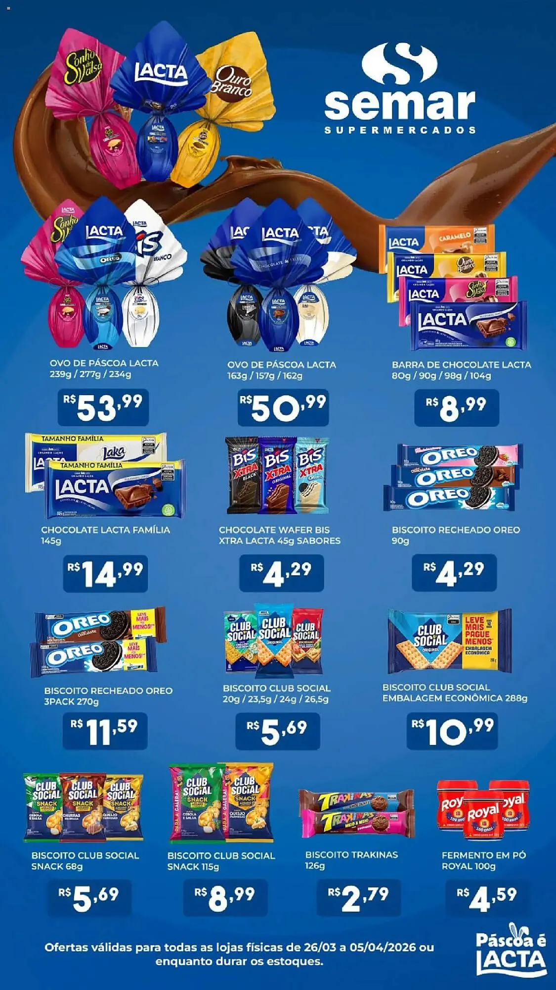 Encarte de Folheto Semar Supermercado 26 de março até 5 de abril 2026 - Pagina 1