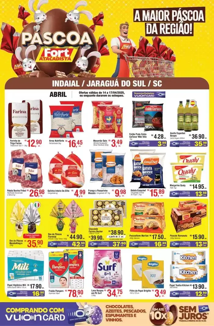 Encarte de SC FORT Tabloide 3ed 14 a 17 04 25 Indaial Jaragua 14 de abril até 17 de abril 2025 - Pagina 1