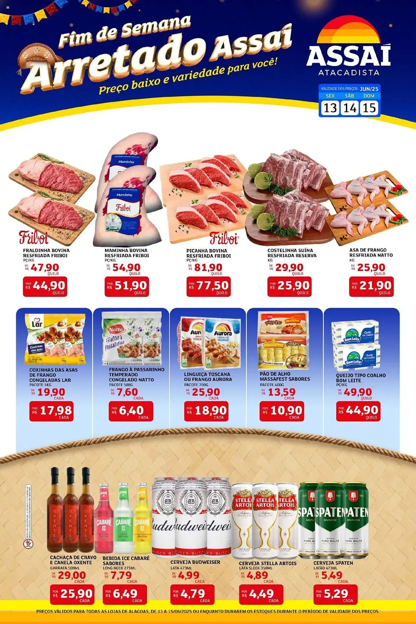 Encarte de Catálogo Assaí Atacadista 13 de junho até 15 de junho 2025 - Pagina 1