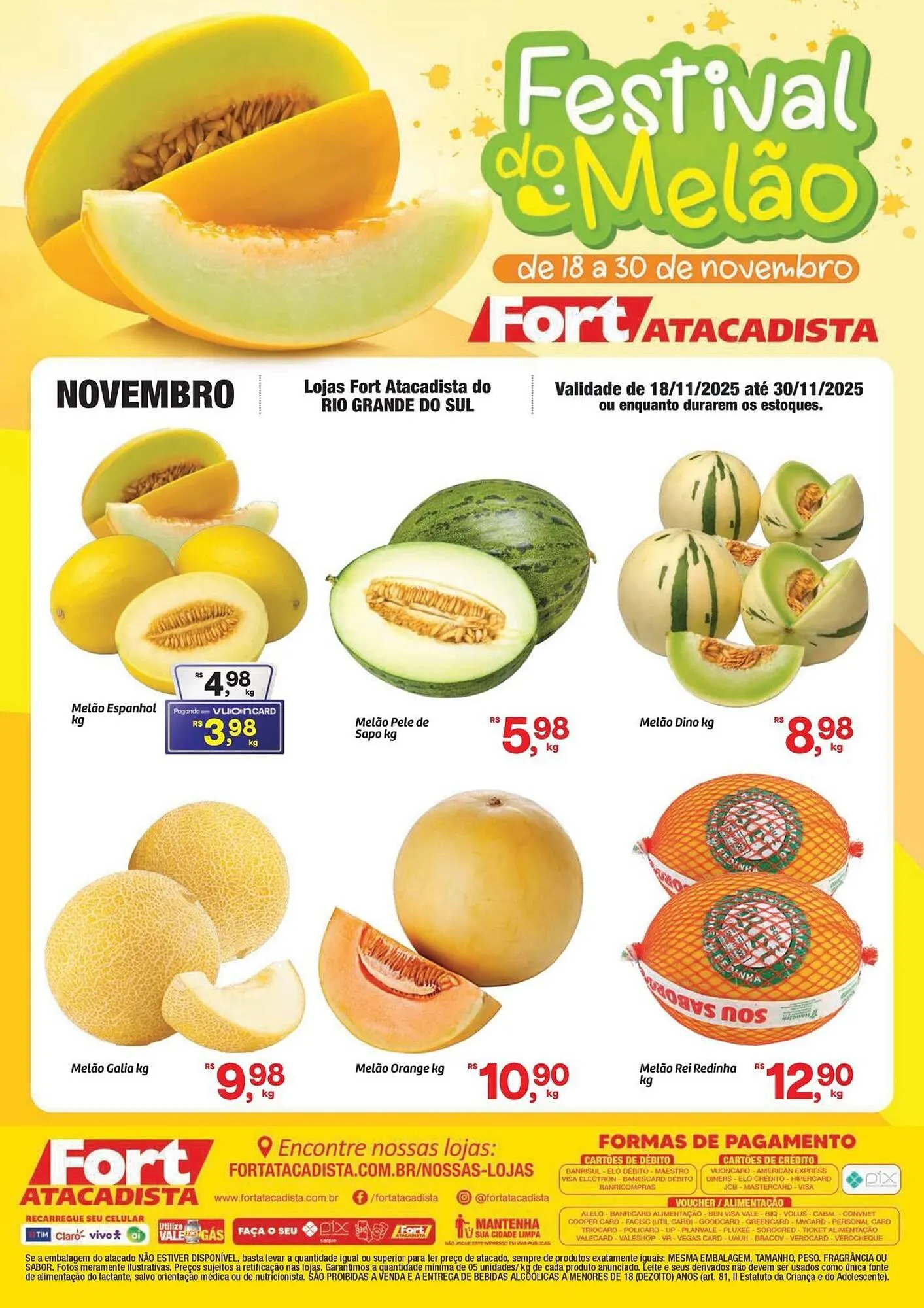 Encarte de Tabloide Fort Atacadista 18 de novembro até 30 de novembro 2025 - Pagina 1